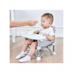 Petite chaise de salle à manger, siège de voyage compact avec plateau amovible