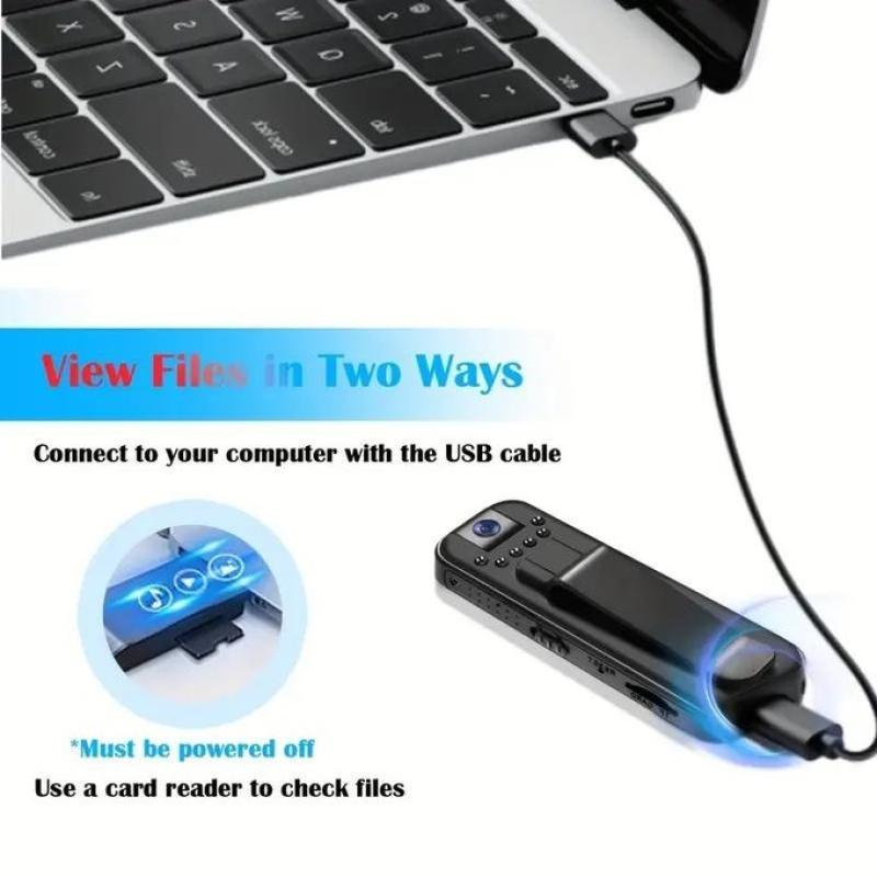 Caméra Mini Multifonction Hd 1080P Caméra De Petit Corps Enregistreur Vidéo Dvr Sport