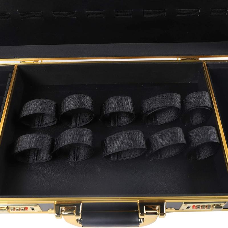 Mallette de Coiffure Professionnelle – Boîte de Rangement Portable pour Tondeuses, Ciseaux et Accessoires de Barbier