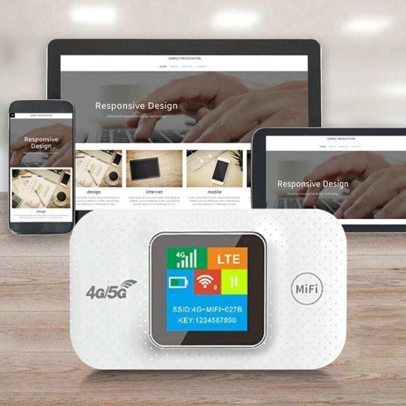 Routeur WiFi 4G Lte, 150Mbps, sans fil, portable, 3000mAh, modem de poche pour carte SIM