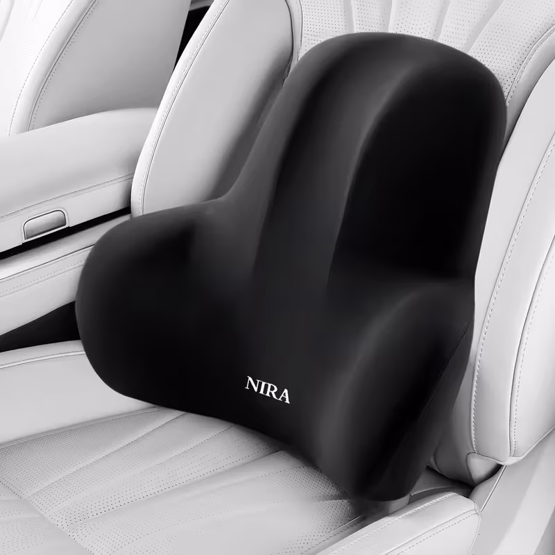 Oreiller de cou pour voiture en mousse à mémoire – Soutien respirant pour appuie-tête