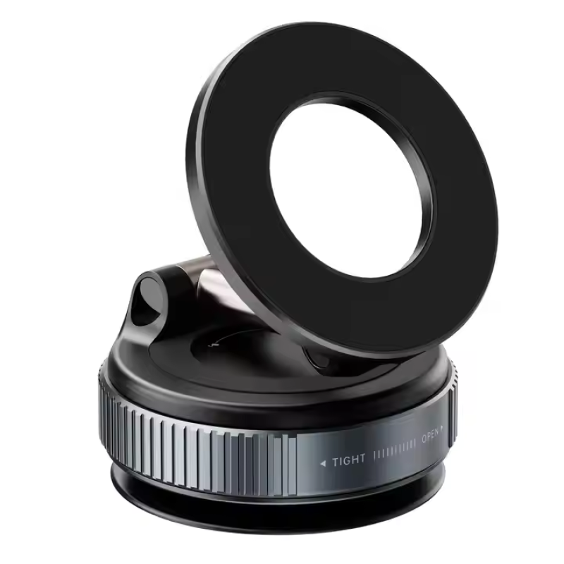 Support de téléphone de voiture X68 - Support de téléphone portable - Support magnétique à ventouse - Pour tous les téléphones - Tableau de bord et vitre - Rotatif à 360°