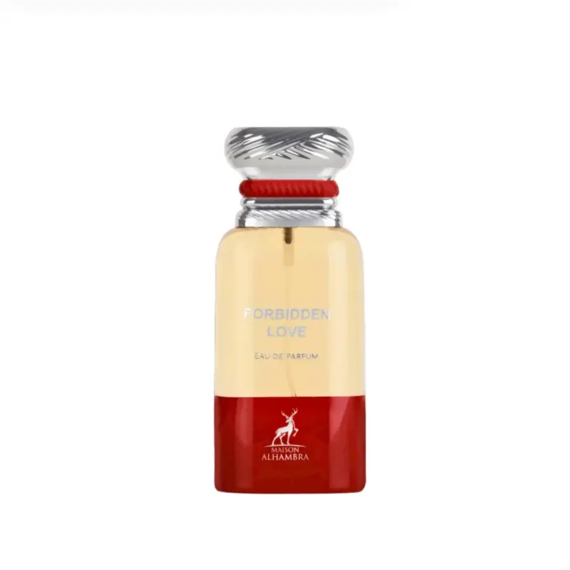 Forbidden Love - Maison AlHambra : Le Parfum Unisexe Luxueux aux Notes de Cerise et de Vanille Inoubliables