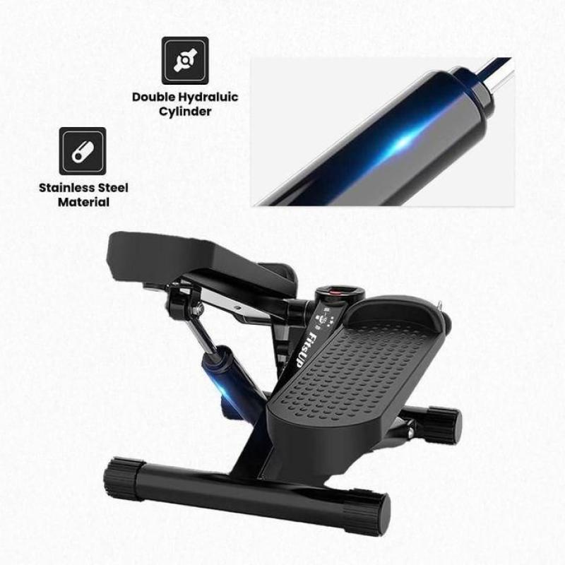 Stepper compact avec bandes élastiques – Parfait pour sculpter votre corps et brûler les calories à domicile